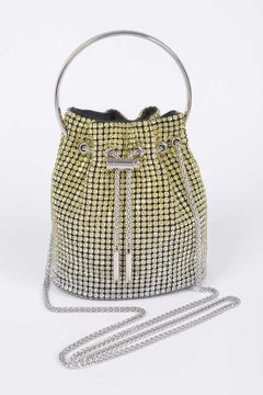Rhinestone Ombre Bucket Bag