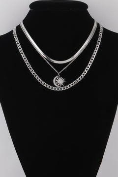 Sun N Moon Chain Necklace
