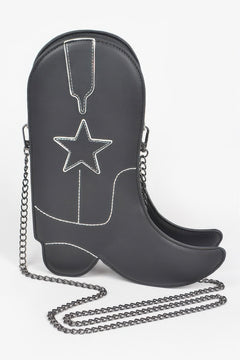 Cowboy Boots Crossbody Chain Bag