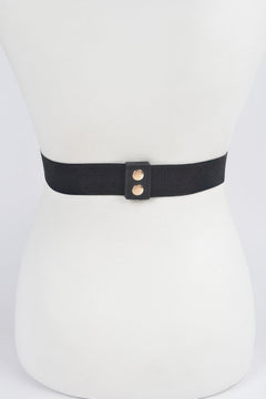Trendy Metal Buckle Elastic Belt