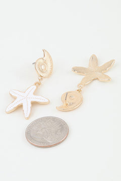 Summer Starfish Drop Earrings