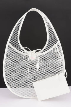 Mesh Tote With Detachable Pouch