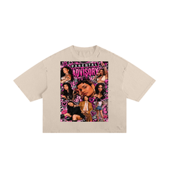 “Parental Advisory” Kehlani 
Classic Frayed Boxy Tee