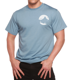 Explore More Men's Bamboo Viscose/Organic Cotton Printed T-Shirt
