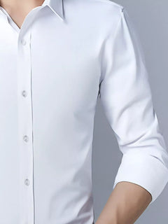 Men's Full Size Slim-Fit Long Sleeve Shirt Plus Size