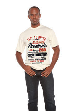 Extreme Freeride Men's Bamboo Viscose/Organic Cotton Short Sleeve Graphic T-Shirt