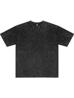 Men's Full Size Vintage Washed Oversized Streetwear T-Shirt Plus Size