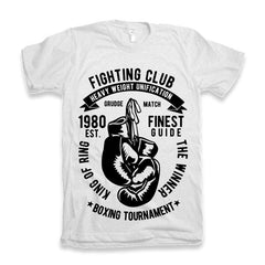 Fighting Club Men's Bamboo Viscose/Organic Cotton Short Sleeve Graphic T-Shirt