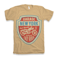 Garage New York Men's Bamboo Viscose/Organic Cotton Short Sleeve Graphic T-Shirt
