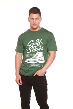 Good Shoes Men's Bamboo Viscose/Organic Cotton Short Sleeve Graphic T-Shirt