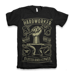 Hard Worker Men's Bamboo Viscose/Organic Cotton Short Sleeve Graphic T-Shirt