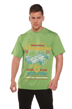 International Champion Men's Bamboo Viscose/Organic Cotton Short Sleeve Graphic T-Shirt