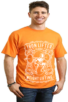 Iron Lifter Men's Bamboo Viscose/Organic Cotton Short Sleeve Graphic T-Shirt