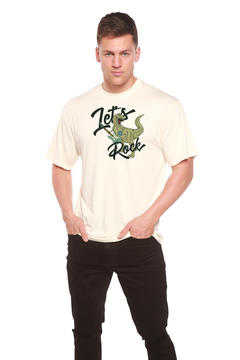Lets Rock Men's Bamboo Viscose/Organic Cotton Short Sleeve Graphic T-Shirt