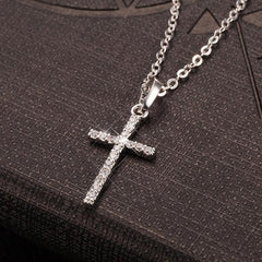 Cross Pendants Gold Black Color Crystal Jesus Cross Pendant Jesus necklace